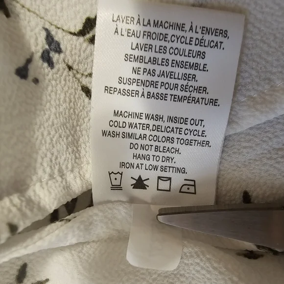 Reitmans Signature Womens Floral Sleeveless Blouse Top Cap Sleeve SZ L - Picture 9 of 10